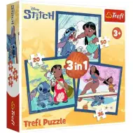 Lilo in Stitch - 3 v 1 20-36-50-delni puzzle - Trefl
