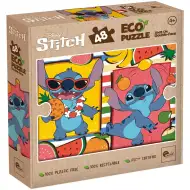 Lilo in Stitch sadna pustolovščina 2 v 1, 48-delni Eco mini puzzle in pobarvanka 35x25 cm – Lisciani
