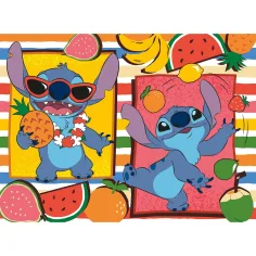 Lilo in Stitch sadna pustolovščina 2 v 1, 48-delni Eco mini puzzle in pobarvanka 35x25 cm – Lisciani slika 2