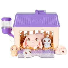 Little Live Pets: Set za igro Mama zajček in njeni mladički slika 2