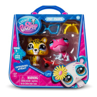 Littlest Pet Shop: Paket dveh figuric S5 – kameleon in jaguar