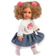 Llorens: Elena 35 cm lutka s kodrastimi lasmi v krilu