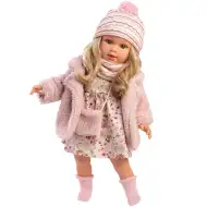 Llorens: Lucia 40 cm lutka v cvetlični obleki z torbico