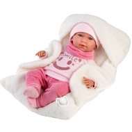 Llorens: Mimi 42 cm jočeča punčka z belim nosilom