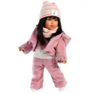 Llorens: Modna ikona 40 cm Greta punčka v roza plašču