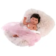 Llorens: Nica 40 cm lutka s kosmato sivo blazino