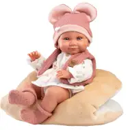 Llorens: Nica novorojenček deklica z mehko blazino 38 cm