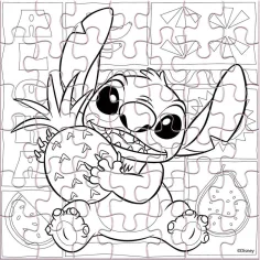 Luna: 42-delni pobarvanka sestavljanka Stitch slika 3