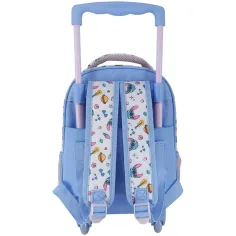 Luna: Disney Stitch 2-prekatni nahrbtnik za vrtec na kolesih 27x10x31 cm slika 2