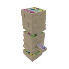 Luna: Disney Stitch 3 v 1 družabna igra – Jenga, Domino in Spominska igra slika 3