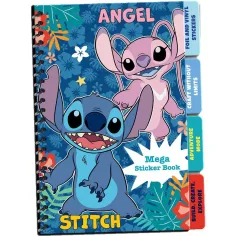 Luna: Disney Stitch Mega zvezek z nalepkami