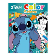 Luna: Disney Stitch barvanka z nalepkami, 32 strani