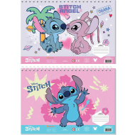 Luna: Disney Stitch kreativni skičnik za barvanje z nalepkami in šablono v več različicah
