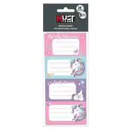 Luna: Etikete za zvezke z motivom Must Team Unikornis, paket 20 kosov