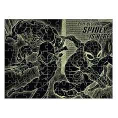 Luna: Marvel Spider-Man 100-delna sestavljanka, ki sveti v temi slika 3