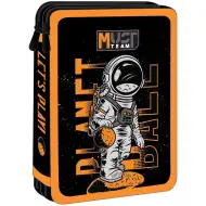 Luna: Must Team Astronavt črno-oranžen dvonadstropni napolnjen peresnica