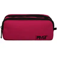 Luna: Must Team Monochrome bordo-črna cilindrična peresnica z 2 žepoma