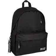 Luna: Must Team Monochrome črna šolska torba, nahrbtnik 32x17x42 cm
