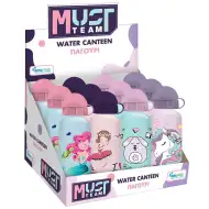 Luna: Must Team dekliška aluminijasta steklenička za vodo, na voljo v več različicah, 500 ml, 1 kos