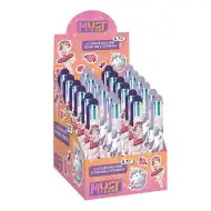 Luna: Must Team kuli z dekliškimi motivi, 6-barvni, več vrst, 1 kos