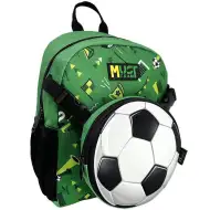 Luna: Must Team nogometni enoprekatniški otroški nahrbtnik z odstranljivo torbico za pas 28x14x33 cm