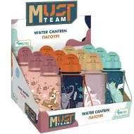 Luna: Must Team steklenička za vodo z živalskimi motivi, več vrst, 400 ml, 1 kos