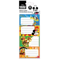 Luna: Nalepke za zvezke z Mickey Miško in prijatelji, paket 20 kosov