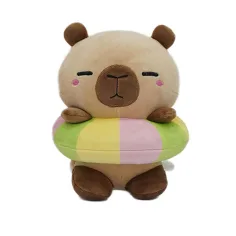 Luna: Squishcuties kapibara plišasta igrača v barvnem krofu, 21 cm slika 2