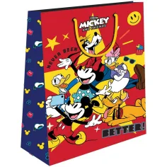 Luna: darilna vrečka z motivom Mickey Mouse in prijateljev 33x12x45 cm