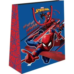 Luna: darilna vrečka z motivom Spider-Mana v dveh različicah, 1 kos, 18x23x11 cm