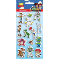 Luna: komplet 3D penastih nalepk Toy Story na listu 10 x 22 cm