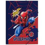 Luna: mapa z gumico s potiskom Spider-Mana 25 x 35 cm