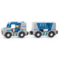 Magnetni policijski avto s prikolico - Woodyland