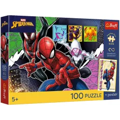 Marvel Spider-Man: Herojski pajek, 100-delna sestavljanka - Trefl