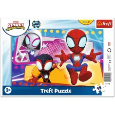 Marvel Spidey pajkova ekipa, 15-delna okvirna sestavljanka - Trefl