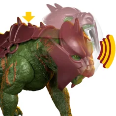 Masters of the Universe: Varuhi vesolja Battle Cat figura s zvokom in bojno funkcijo - Mattel slika 3