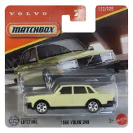 Matchbox: 1986 Volvo 240 rumeni mali avto 1/64 - Mattel