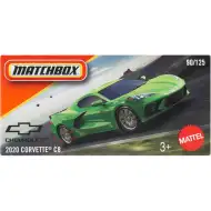 Matchbox: 2020 Chevrolet Corvette C8 kovček avtomobilček v papirnati škatlici 1/64 - Mattel