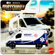 Matchbox A Film: 2024 Mercedes‑Benz Sprinter reševalno vozilo, avtomobilček 1/64 - Mattel