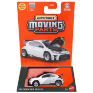 Matchbox: Moving Parts: 2024 Toyota Yaris GR Rally2 avtomobilček z odpiranimi deli 1/64 - Mattel