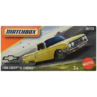 Matchbox: Papirnata škatla 1960 Chevy El Camino rumeni avtomobilček 1/64 - Mattel