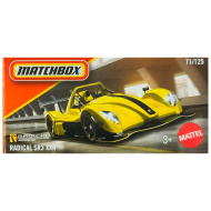 Matchbox: Radical SR3 XXR rumen igračni avtomobilček v papirnati škatli 1/64 – Mattel