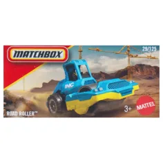 Matchbox Road Roller modri avtomobilček 1/64 – Mattel