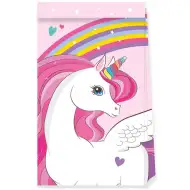 Mavrični samorog papirnata darilna vrečka 21x13x8,5 cm set 4 kosov