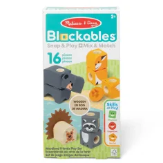 Melissa & Doug: Blockables - Leseni igralni komplet z gozdnimi živalmi - Spin Master