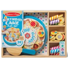 Melissa & Doug: Leseni igralni komplet rojstnodnevne torte - Spin Master