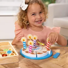 Melissa & Doug: Leseni igralni komplet rojstnodnevne torte - Spin Master slika 3