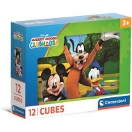 Mickey Mouse 12-delni komplet pravljicnih kock - Clementoni