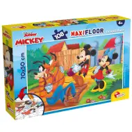 Mickey in prijatelji 2 v 1, 108-delni puzzle in pobarvanka 70x50 cm – Lisciani