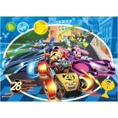Miki Miška 2 v 1, 24-delni puzzle in pobarvanka 50x35 cm - Lisciani slika 2